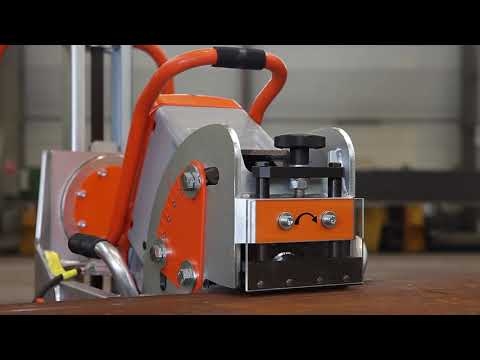 Кромкорез автоматический UZ-18 / Машина для снятия фаски NKO UZ-18 Hardworker с автоподачей