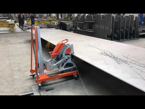 Кромкорез автоматический UZ-18 / Машина для снятия фаски NKO UZ-18 Hardworker с автоподачей