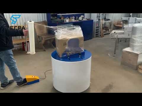 Упаковщик стрейч пленкой, полуавтоматический обмотчик "Тегра" "СТО-РК малый, орбитальный стретч упаковщик