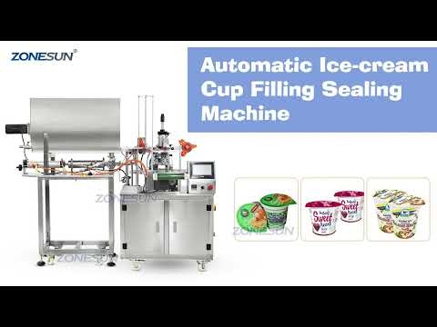 Оборудование для наполнения и запайки стаканчиков для мороженого ZS-FS600