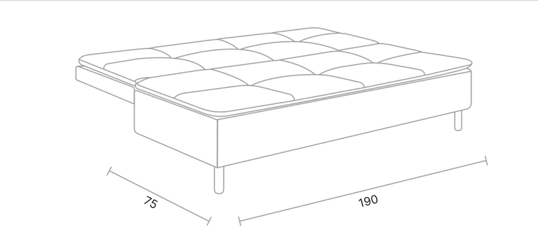Divan.kz диван прямой прямой, обивка велюр, 80х190х75 см, коричневый