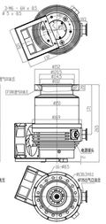 Турбомолекулярный насос EV-300ZF1
