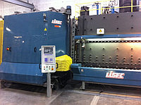 Стеклопакетная линия Lisec 1600 Х 2500 с газ прессом1