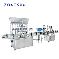 ZONESUN ZS-FAL180AP АВТОМАТИЧЕСКАЯ УКУПОРОЧНАЯ МАШИНА ДЛЯ РОЗЛИВА ПАСТЫ С РАСШИФРОВЩИКОМ КРЫШЕК