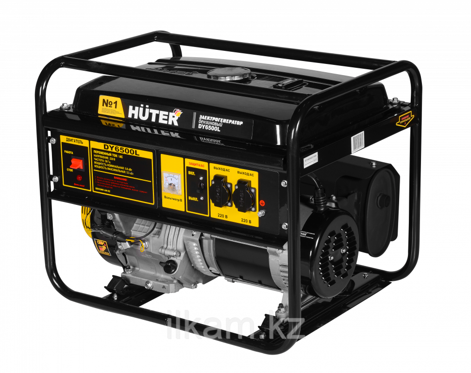 Портативный бензиновый генератор HUTER DY6500L