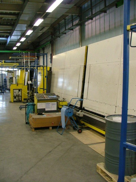 Cтеклопакетная линия Lenhardt 1600 Х 2500 с газ прессом и роботом герметизации