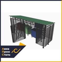 Контейнерная площадка МАФ-7, кол-во контейнеров - 2