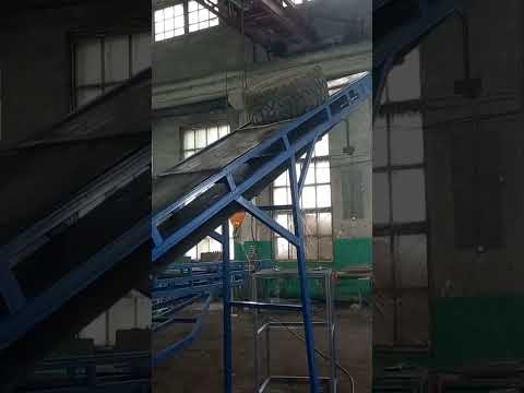 Ленточный транспортёр 10 м х 50 см, двигатель редуктор 4 КВт, толщина ленты 10 мм13