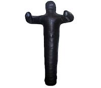 Манекен борцовский Стандарт Кожа2мм+резина двуногий с руками 160-170см, 35-40кг