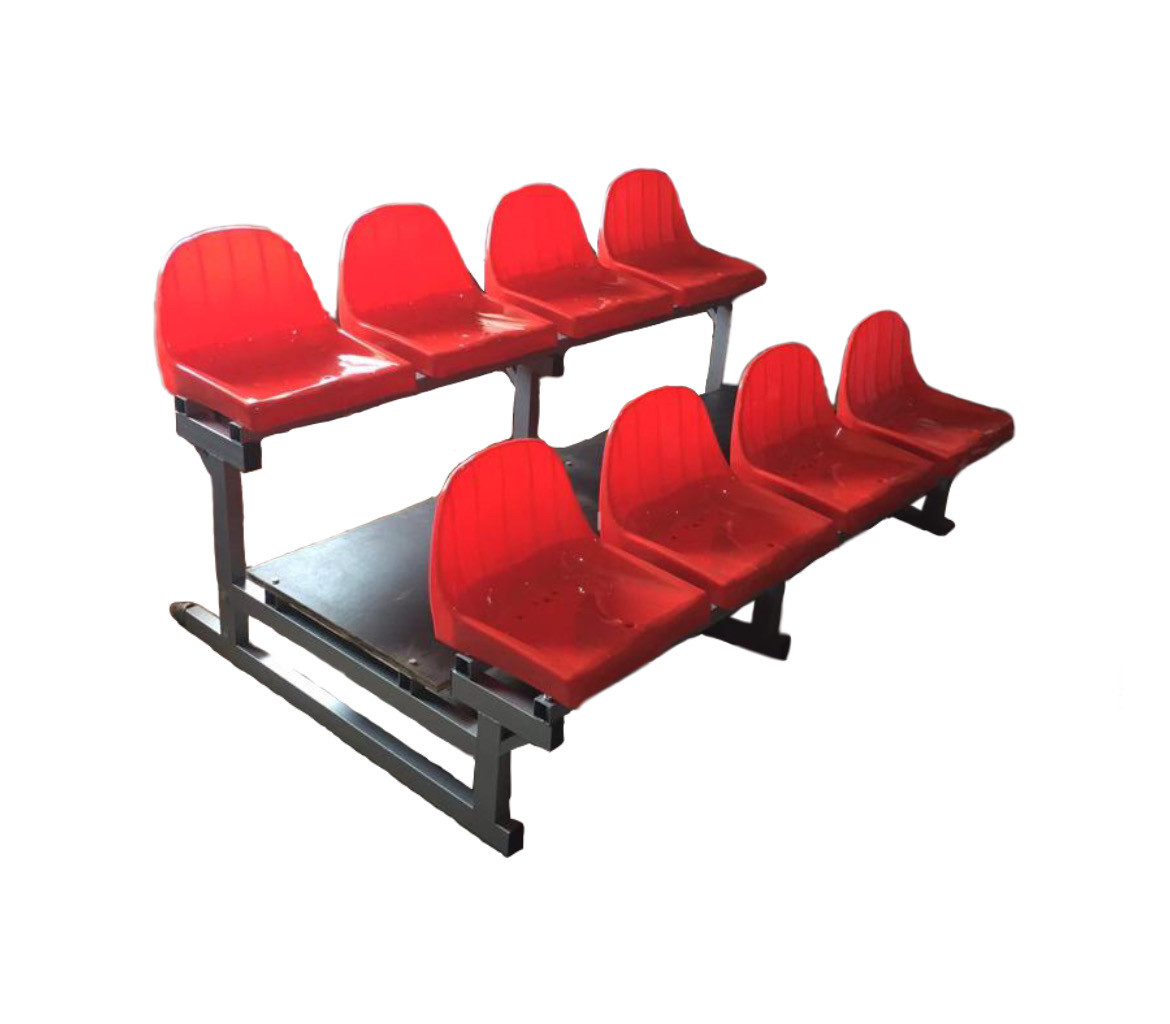 Трибуна 2х рядная мобильная на 8 мест