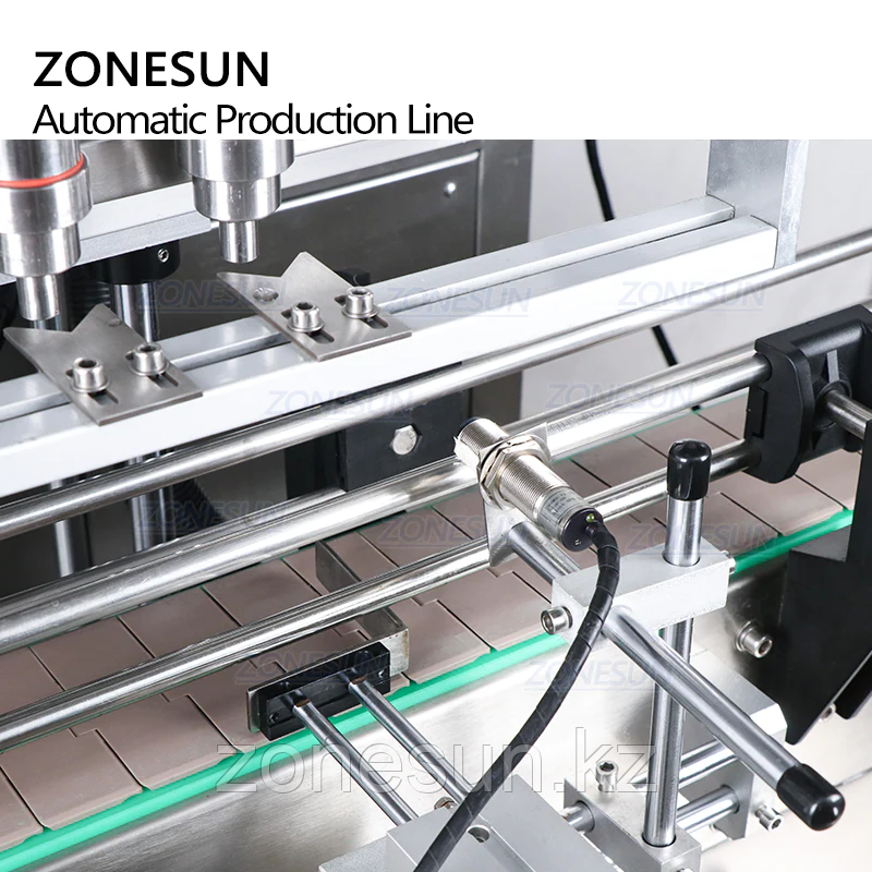 ZONESUN ZC-SP1000CUSTOM 4 HEADS СЕРВОПРИВОДНАЯ МАШИНА ДЛЯ РОЗЛИВА И УКУПОРКИ ПЛОСКИХ ЭТИКЕТОК КВАДРАТНОЙ ФОРМЫ