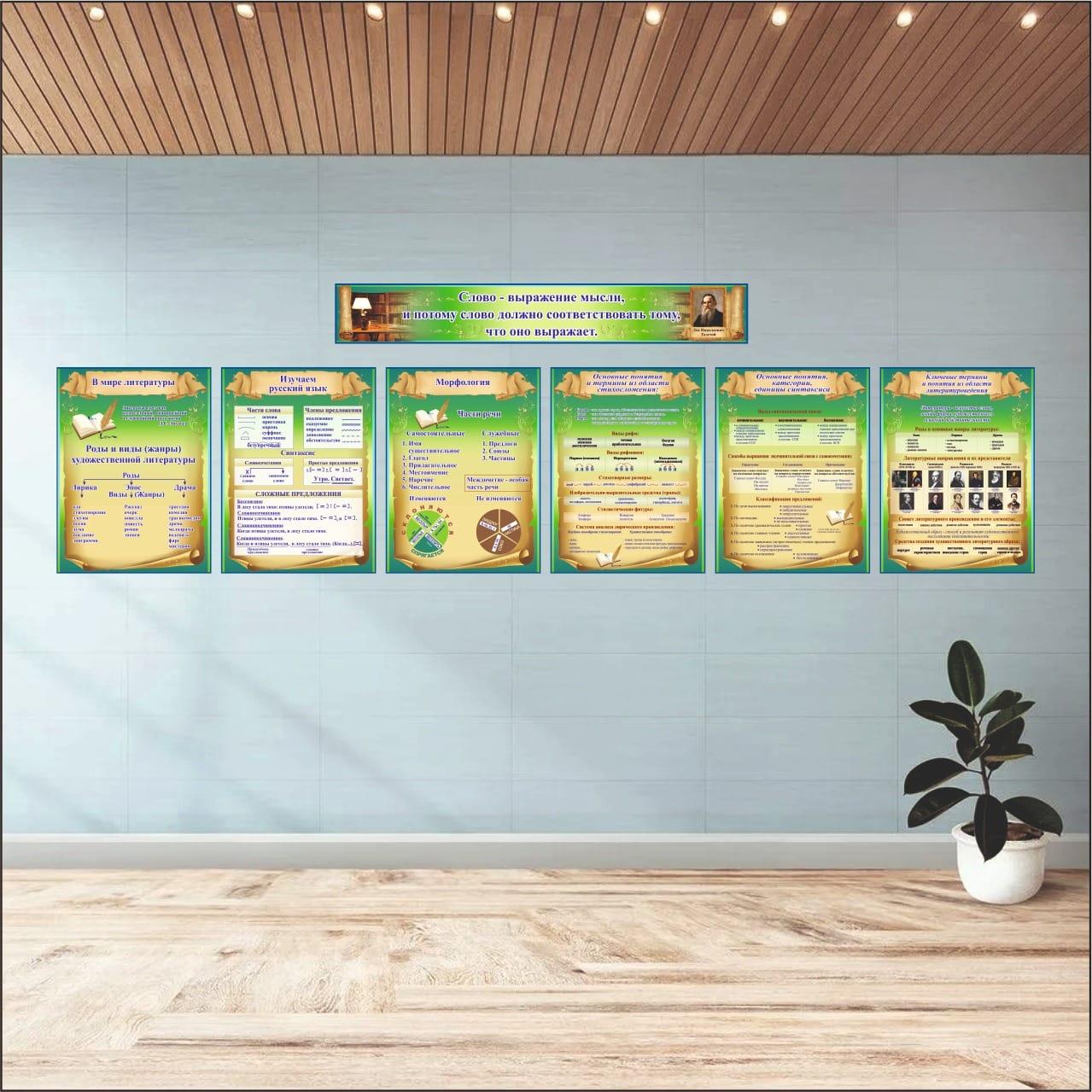 Стенды для кабинета русского языка и литературы