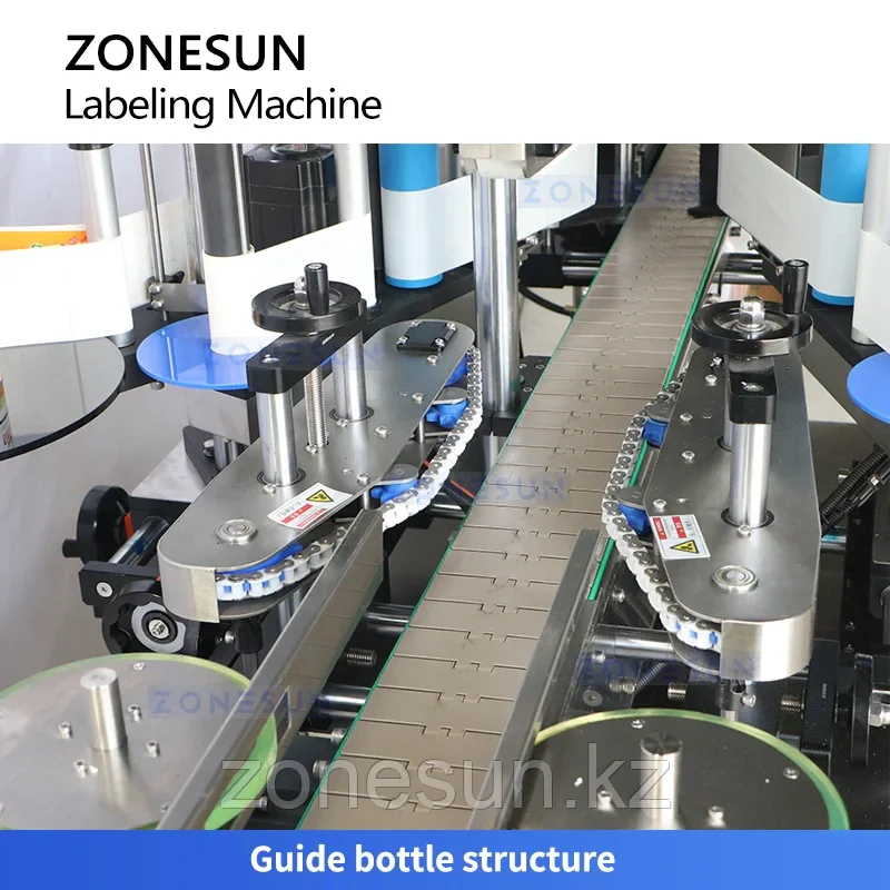 Машина для двусторонней маркировки бутылок с маслом и моющим средством ZONESUN ZS-TB600D F-Style