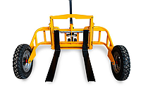 Тележка гидравлическая 1200 кг 813 мм TOR THW для бездорожья (резиновые колеса)1