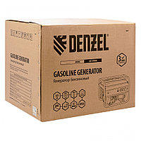 Генератор бензиновый GE 6900, 5.5 кВт, 220 В/50 Гц, 25 л, ручной старт Denzel9