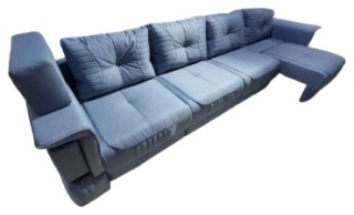 Кайен диван, обивка ткань, 360 см, серый1