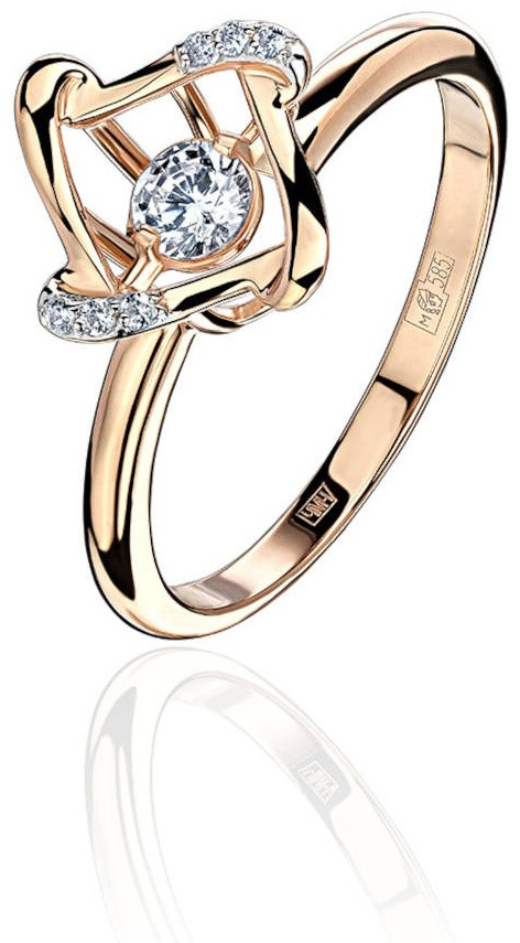 Эстет 01К1111853Р размер 17 вес 2.11 г золото, фианит