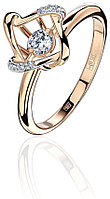 Эстет 01К1111853Р размер 17 вес 2.11 г золото, фианит