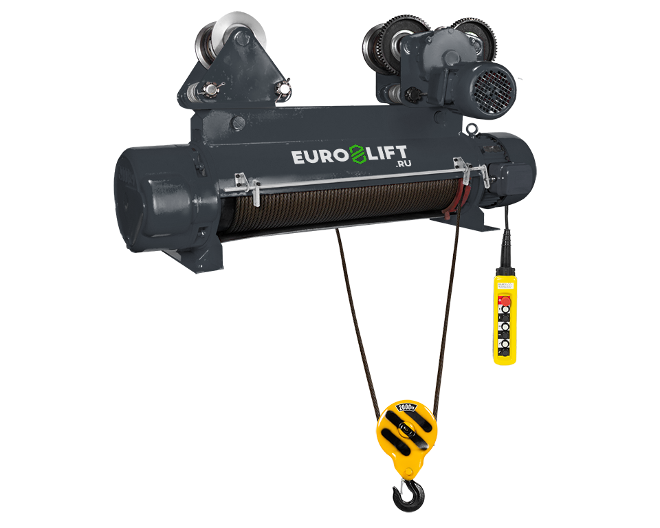Таль электрическая Euro-lift CD1 0,5 т 6 м передвижная