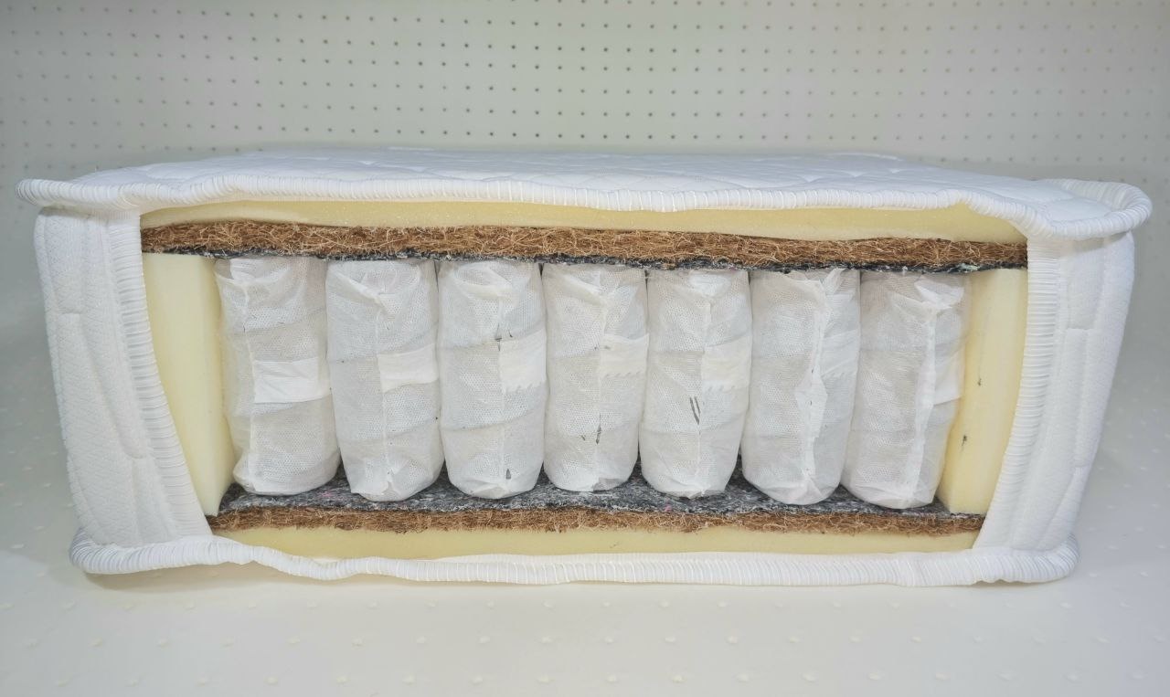 Матрас AQ JAINAQ Medium, 100x200x22 см, чехол жаккард