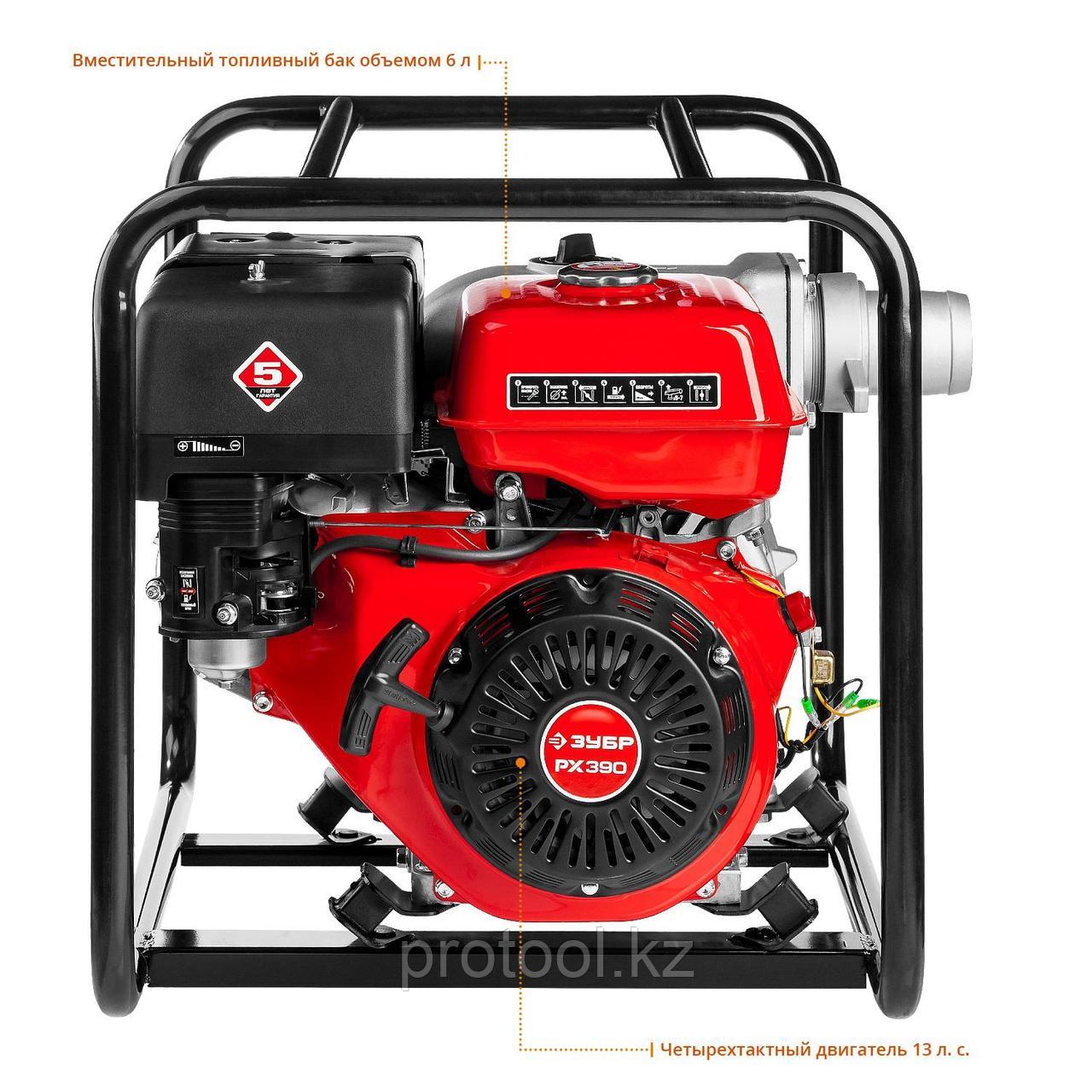 Мотопомпа ЗУБР Мастер МПГ-1300-80