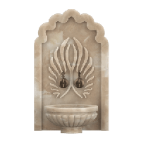 Мраморная арка АМ-15 для курны в хамам