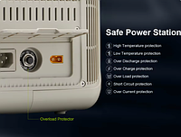 Портативный генератор ALLPOWERS R600, 299 Втч, 600 Вт, электростанция с розетками переменного тока4