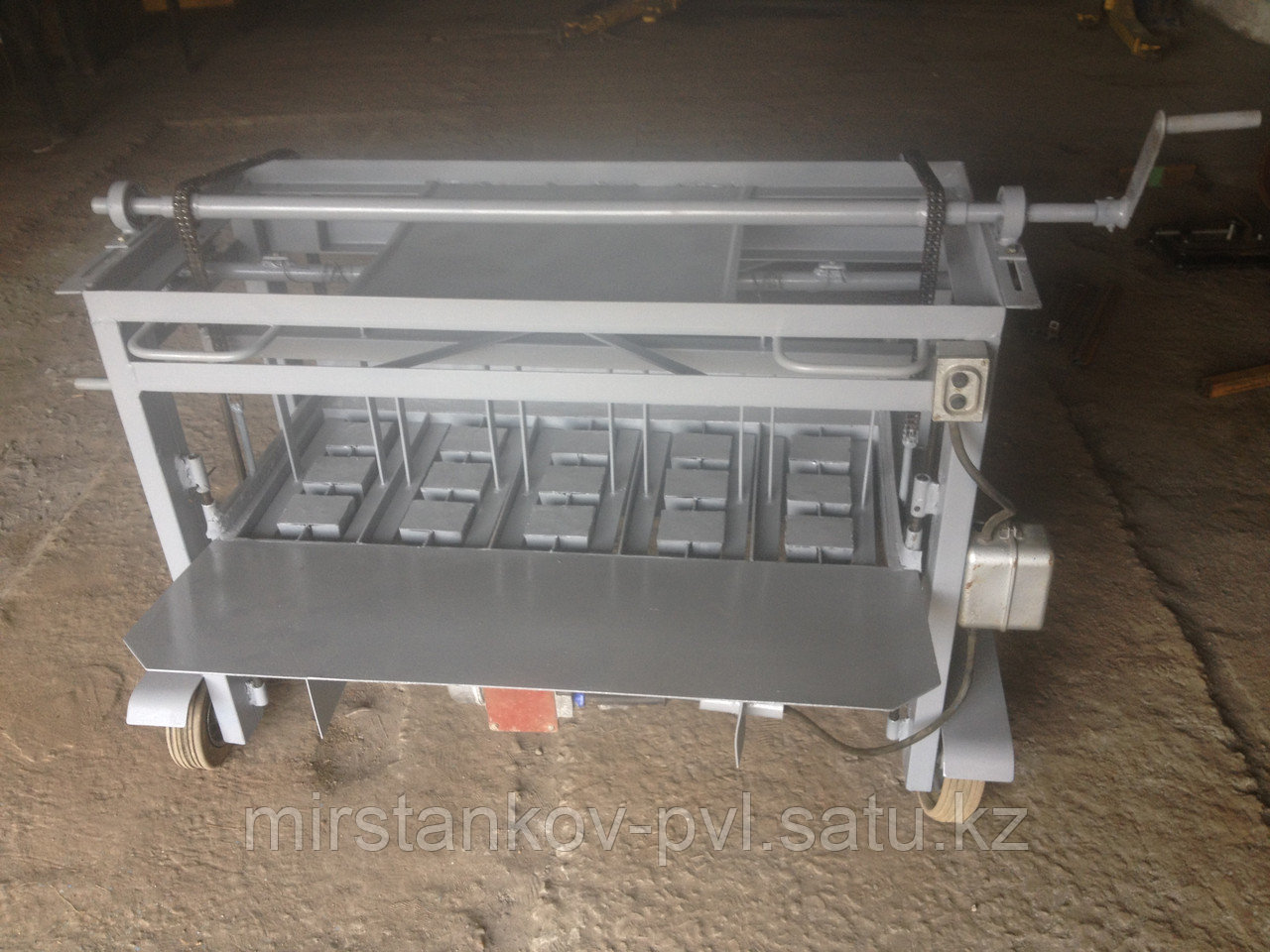 Шлакоблочный станок на 5 блоков стационарный Балхаш