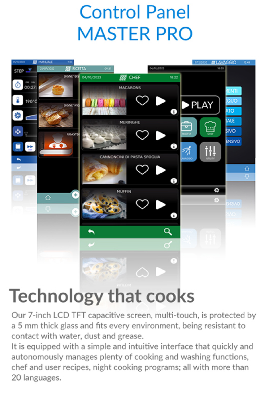 Пароконвектомат BAKE OFF Gourmet 10T Master Pro Power electric