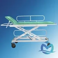 Тележка для перевозки больных KZMED TMPB-02 с гидроподъемом, с бок.-ми огр.-ми, с гол. подъемом