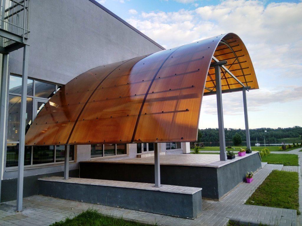 Сотовый поликарбонатный лист цветной Woggel 2100х12000х10мм