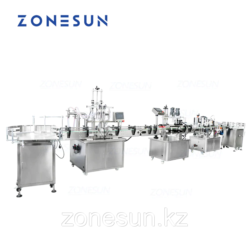 ZONESUN ZS-FAL180R5 АВТОМАТИЧЕСКАЯ МАШИНА ДЛЯ РОЗЛИВА И ЭТИКЕТИРОВАНИЯ ЖИДКИХ ПОРШНЕЙ