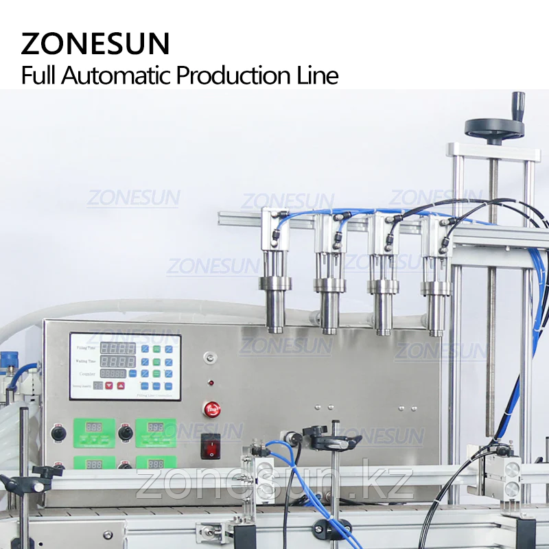 ZONESUN 4 НАСАДКИ ДЛЯ НАПОЛНЕНИЯ ЖИДКОСТЬЮ, УКУПОРОЧНАЯ ЭТИКЕТИРОВОЧНАЯ МАШИНА ДЛЯ КРУГЛЫХ БУТЫЛОК