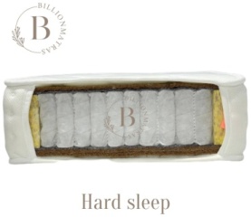 Матрас Billionmatras Hard Sleep, 160x190x20 см, чехол трикотаж
