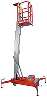 Подъемник телескопический (подъемник мачтовый, персональный) 10 м 125 кг