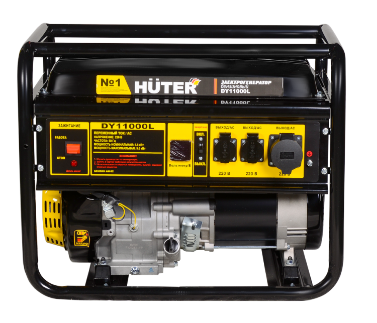 Электрогенератор DY11000L Huter