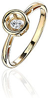 Эстет 01К137960 размер 18.5 вес 2.23 г золото, фианит