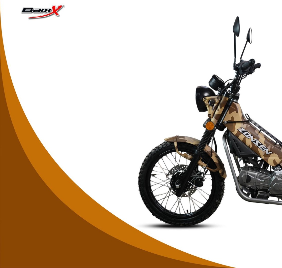 Мотоцикл BamX BX-250-Yami коричневый, бежевый