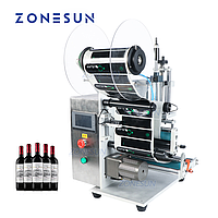 ПОЛУАВТОМАТИЧЕСКАЯ ЭТИКЕТИРОВОЧНАЯ МАШИНА ДЛЯ КРУГЛЫХ БУТЫЛОК