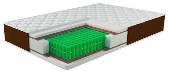 Матрас Элит Премиум-2 180/200, 180x200x22 см, чехол трикотаж, вискоза