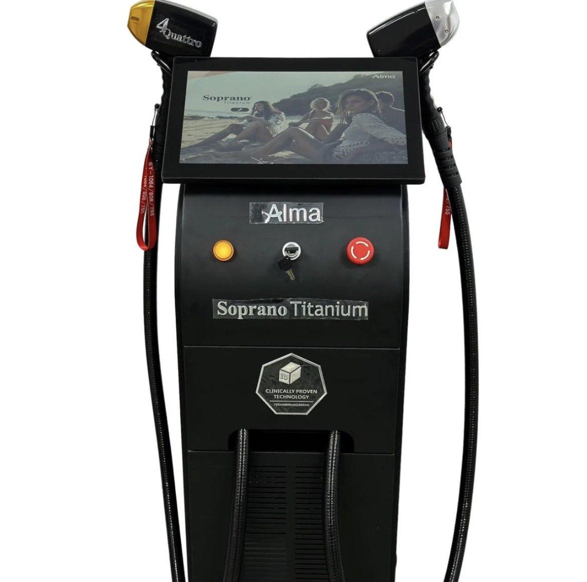 Аппарат Soprano Titanium для лазерной эпиляции с двумя манипулами DLZ