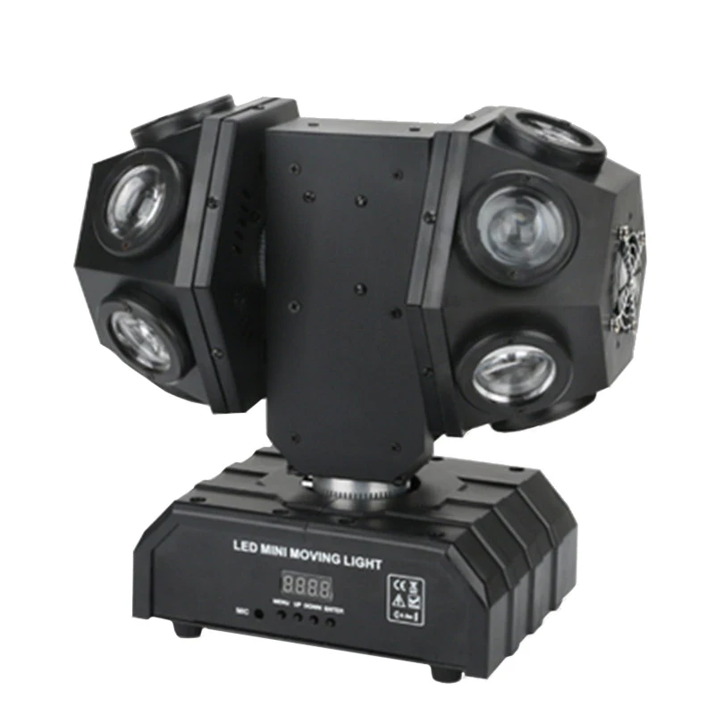 Светодиодный прожектор Диско-шар с лазером, 2 головы