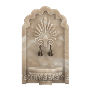 Мраморная арка АМ-18 для курны в хамам