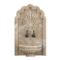 Мраморная арка АМ-18 для курны в хамам