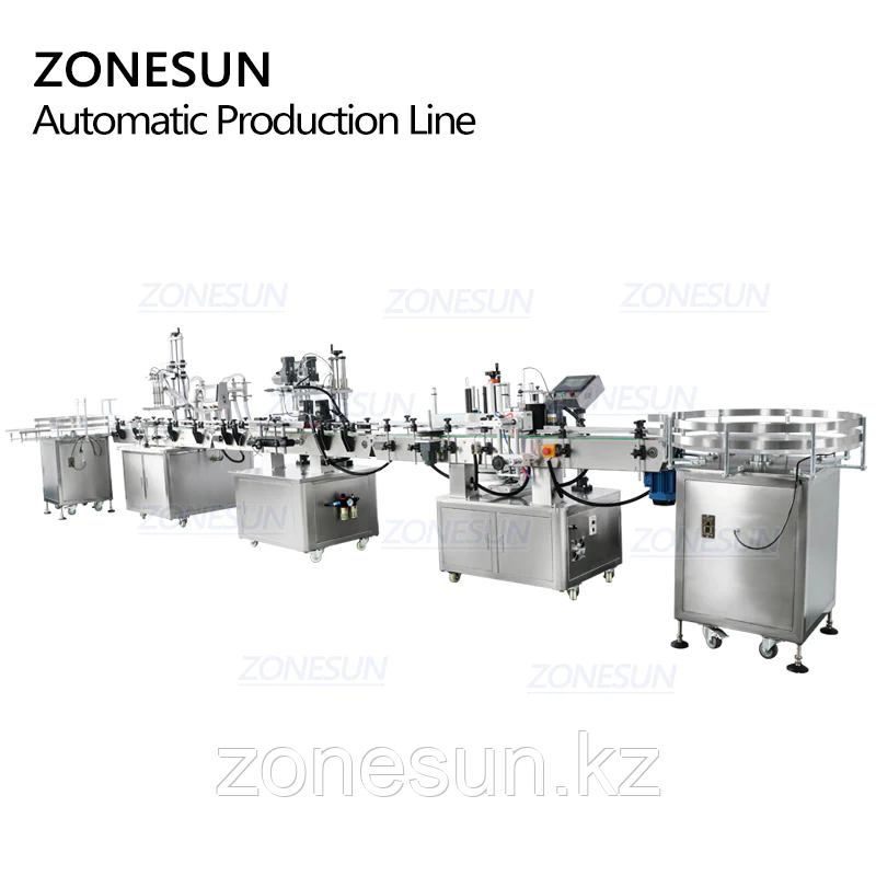 ZONESUN ZS-FAL180R5 АВТОМАТИЧЕСКАЯ МАШИНА ДЛЯ РОЗЛИВА И ЭТИКЕТИРОВАНИЯ ЖИДКИХ ПОРШНЕЙ