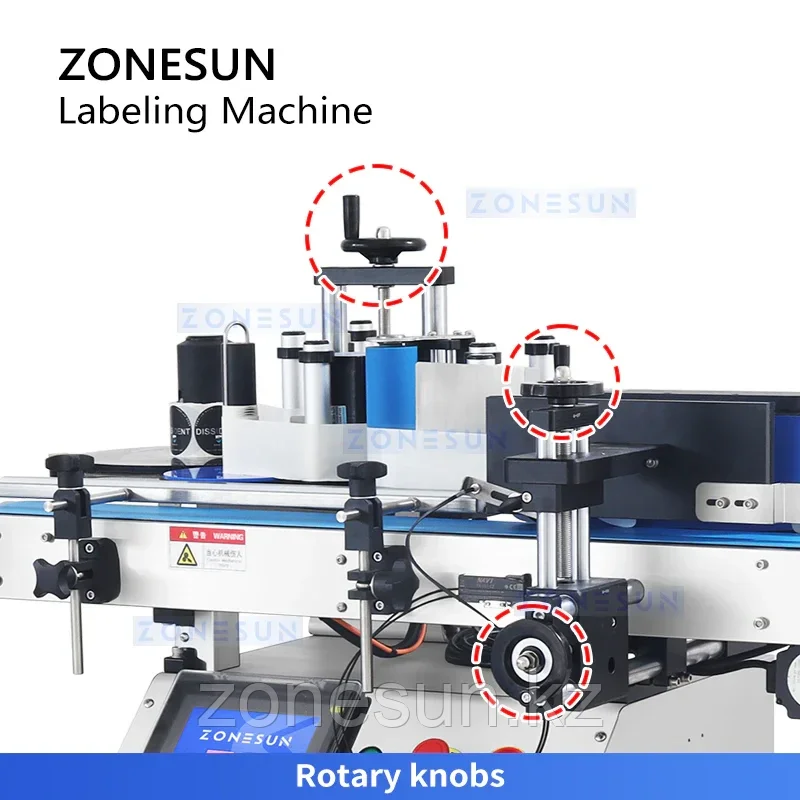 ZONESUN ZS-TB150RP Настольный аппликатор этикеток на круглые бутылки