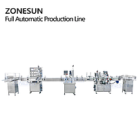 ZONESUN 4 HEADS ЖИДКОСТНАЯ МАШИНА ДЛЯ УКУПОРКИ И ЭТИКЕТИРОВАНИЯ КРУГЛЫХ БУТЫЛОК СО СТРУЙНОЙ ПЕЧАТНОЙ МАШИНОЙ4