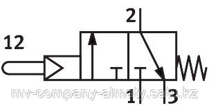 VS-3-1/8 2334 FESTO - Пневмораспределитель с плунжером, 3/2 НЗ, G1/8