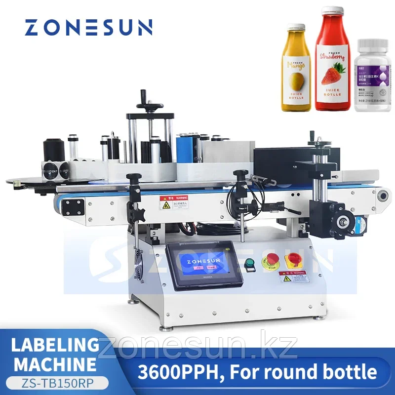 ZONESUN ZS-TB150RP Настольный аппликатор этикеток на круглые бутылки
