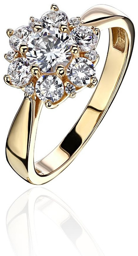 Эстет 01К1313915 размер 17.5 вес 2.9 г золото, фианит